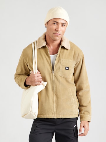 Veste outdoor 'DNA' QUIKSILVER en vert : devant