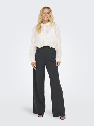 Wide Leg Pantalon à pince 'GEGGO' JDY en gris