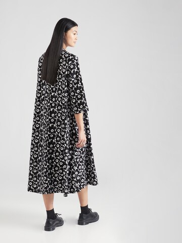 juoda Marimekko Suknelė 'VAULA UNIKKO'