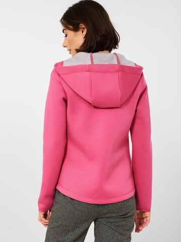 CECIL Sweatjacke 'Scuba' in Pink