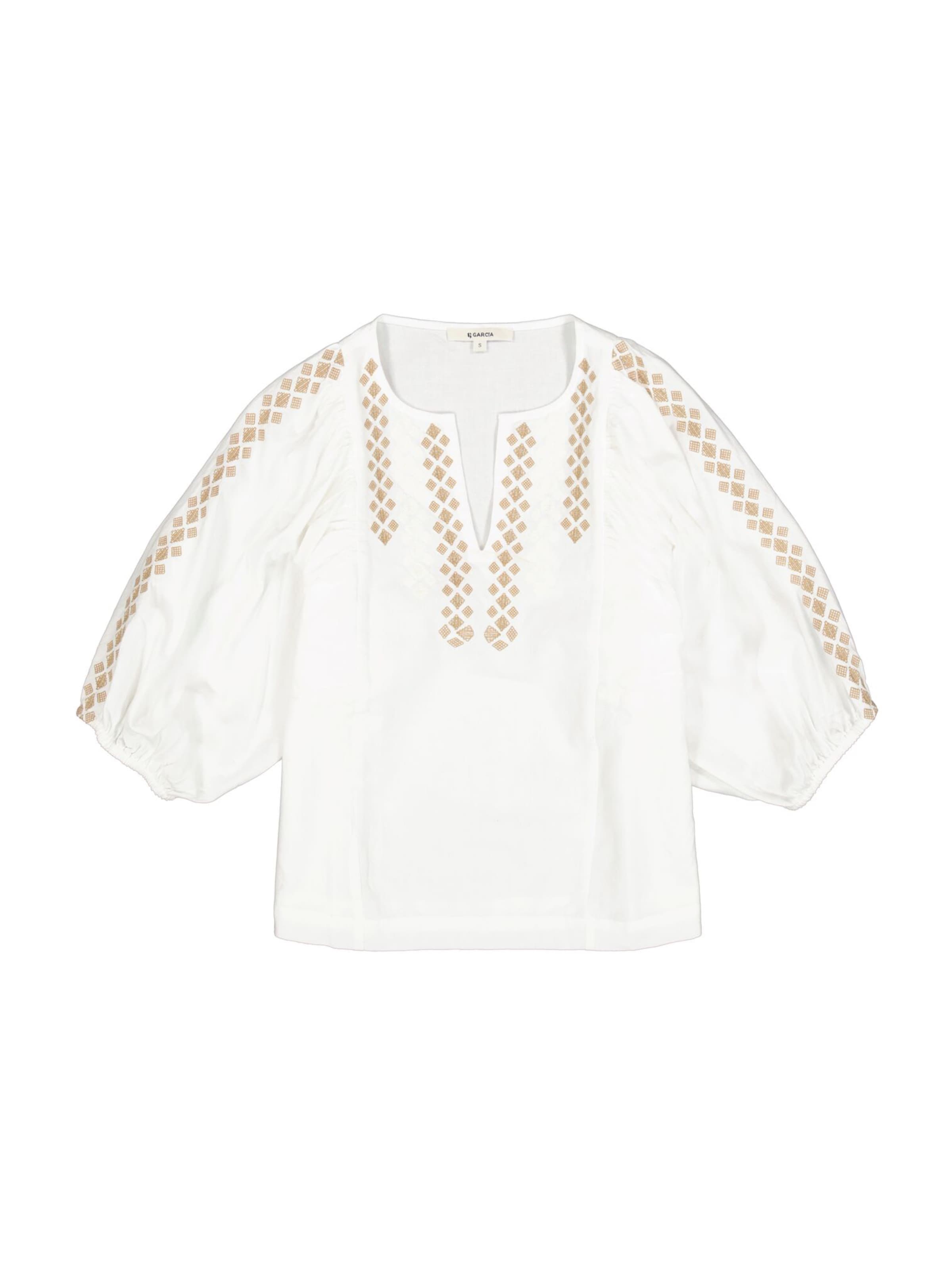 GARCIA - Blusa en blanco: frente