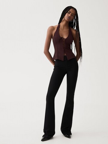 Bershka Top | rdeča barva