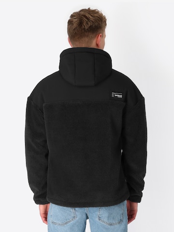 SPITZBUB Fleecejacke in Schwarz