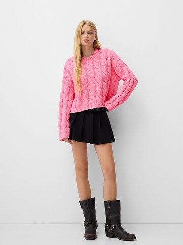 Pull-over Bershka en rose