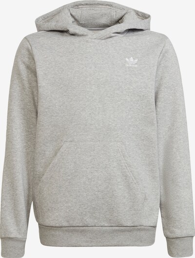 ADIDAS ORIGINALS Sweat 'Adicolor' en gris chiné / blanc, Vue avec produit