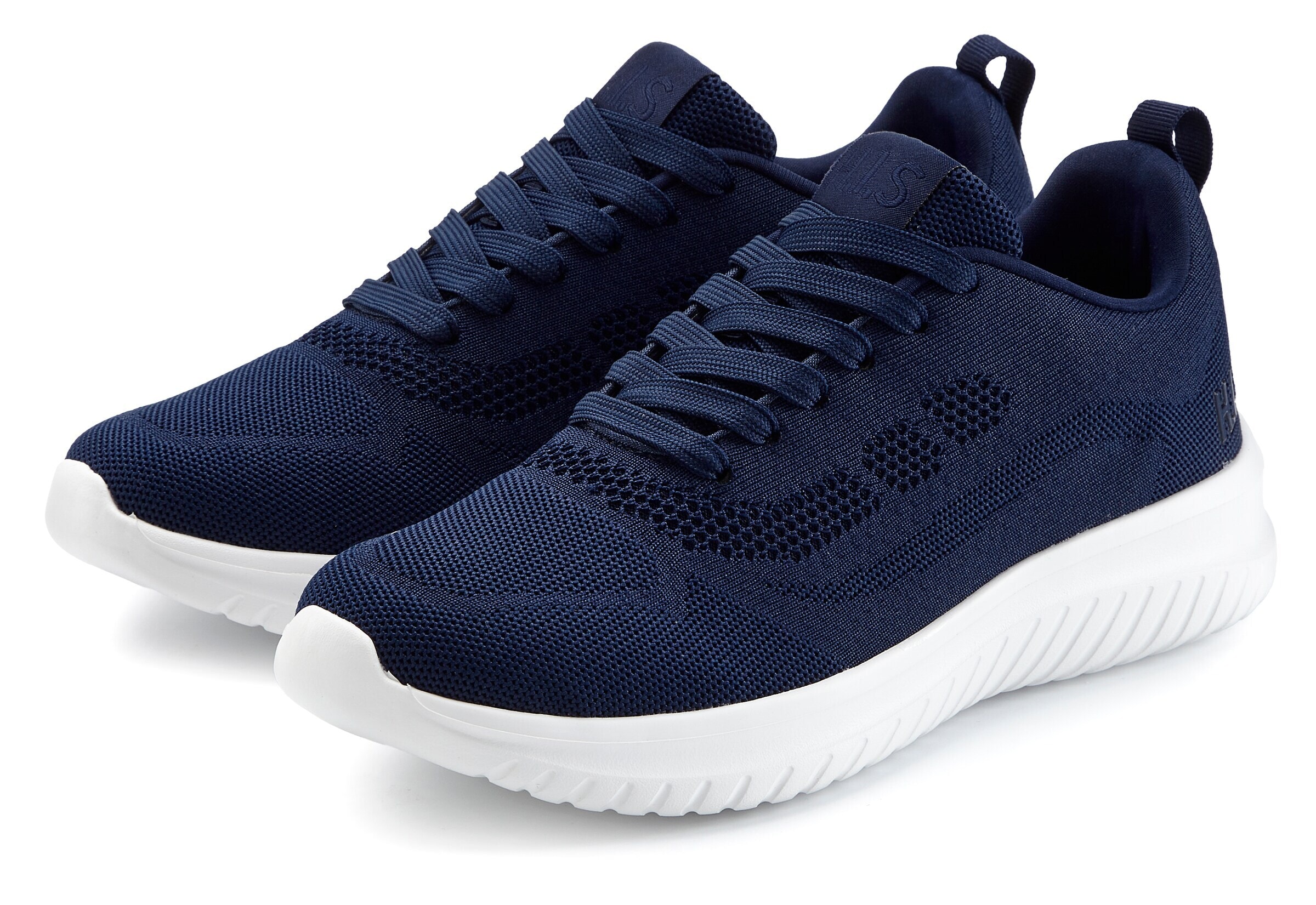 H.I.S - Zapatillas deportivas bajas en azul: frente