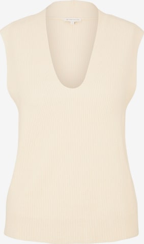 TOM TAILOR Sweater in Beige: front