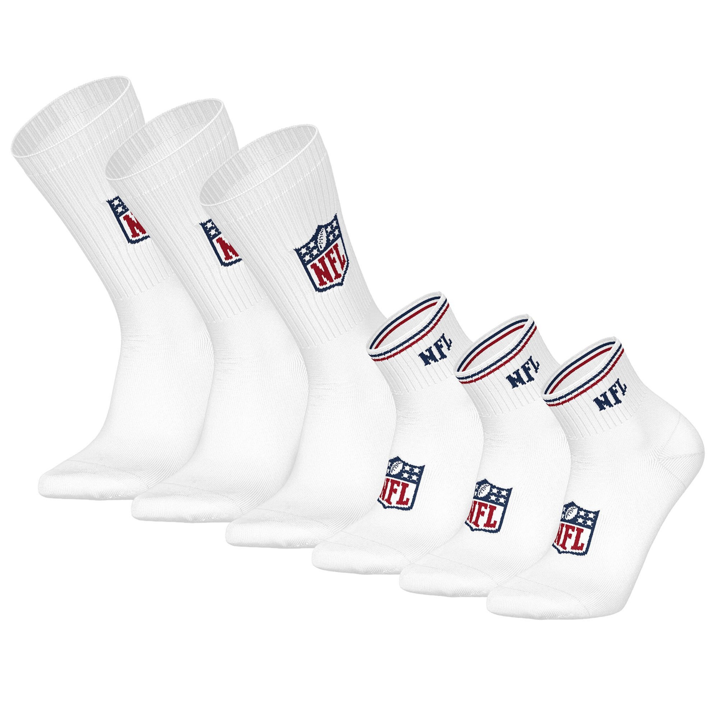 NFL Socken in Weiß: Vorderseite