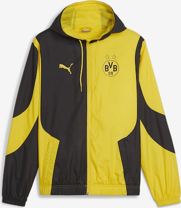 PUMA Athletic Jacket in Yellow: front