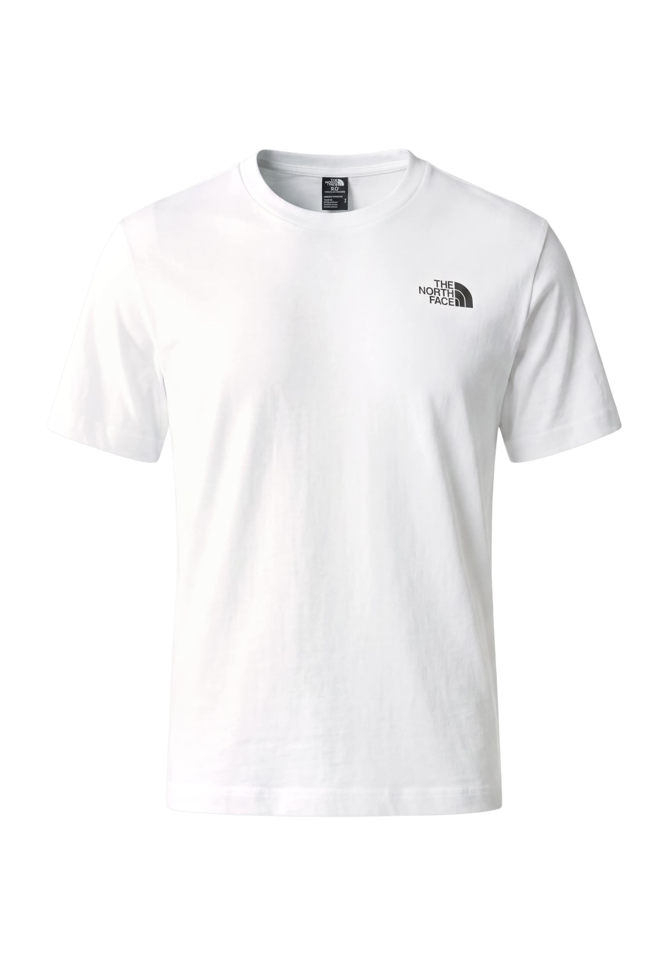 THE NORTH FACE - Camiseta 'TESTED AND PROVEN' en blanco: frente