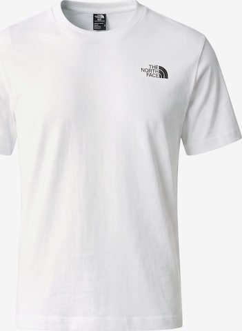 THE NORTH FACE - Camiseta 'TESTED AND PROVEN' en blanco: frente