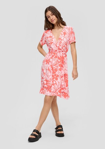 QS Summer Dress in Pink: front