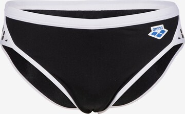 ARENA Sports swimming trunks 'Icons Solid' in Black: front