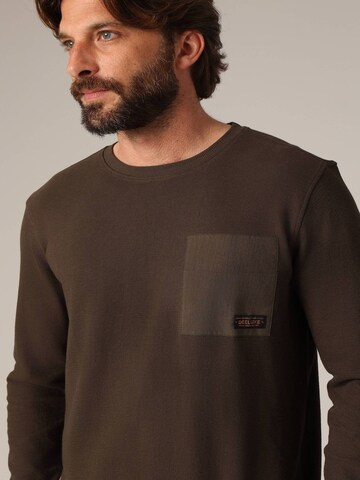 T-Shirt 'MURRA' Deeluxe en marron