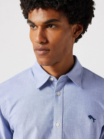 WRANGLER Regular fit Overhemd 'LS SHIRT' in Blauw
