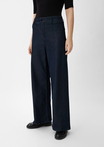 Wide Leg Jean COMMA en bleu : devant