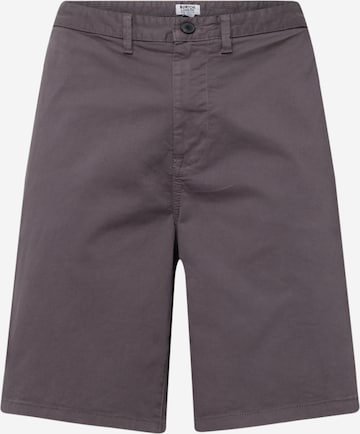 pilka BURTON MENSWEAR LONDON Standartinis „Chino“ stiliaus kelnės: priekis
