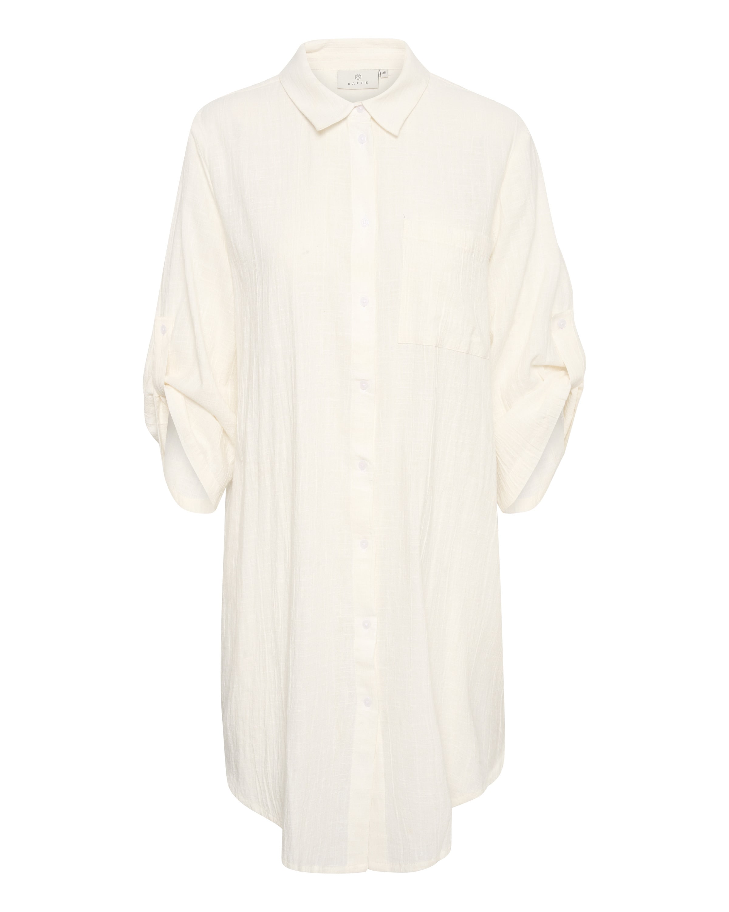 Kaffe Kleid in Weiß: Vorderseite