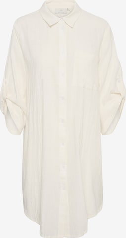 Robe-chemise Kaffe en blanc : devant