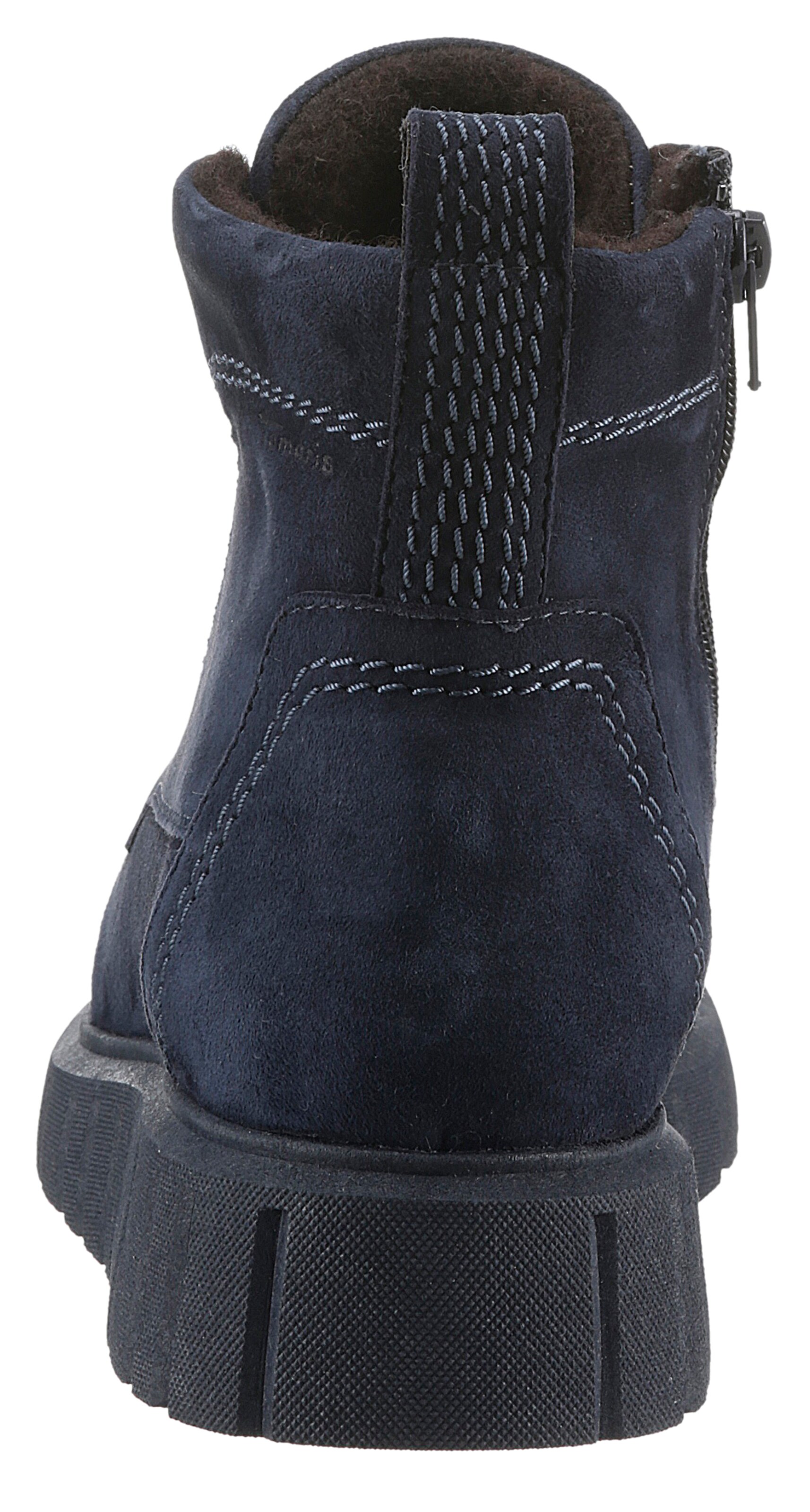 Tamaris Lace-up bootie in Blue