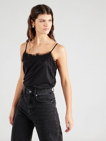 GARCIA Top in Black: front