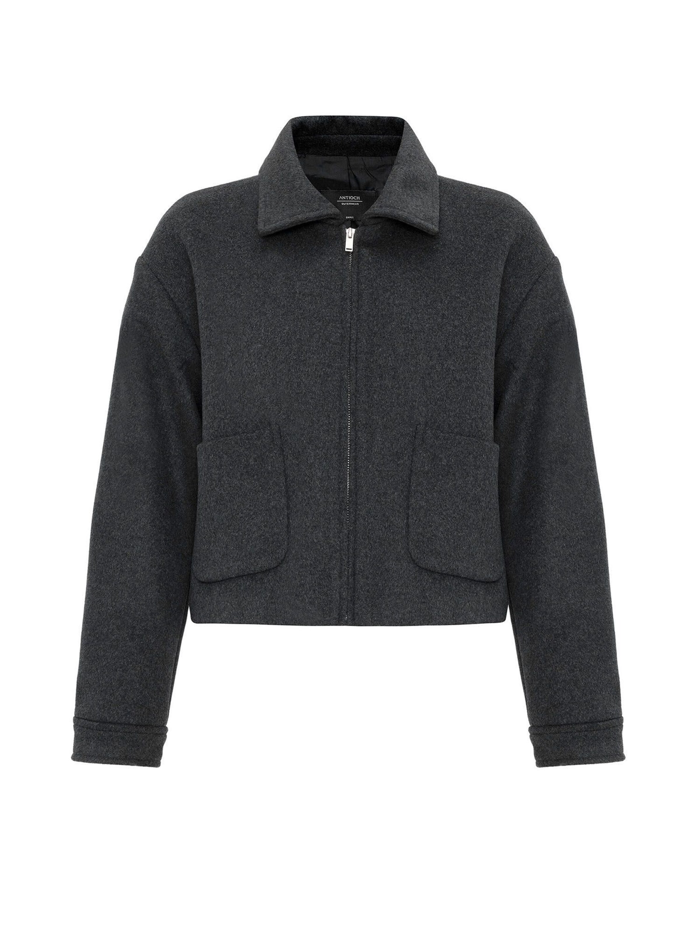 Antioch Prechodná bunda - Sivá: predná strana