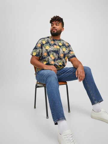 JACK & JONES Slimfit Jeans 'Glenn' i blå