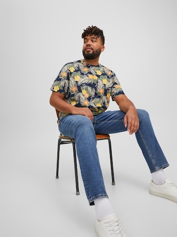 JACK & JONES Slimfit Jeans 'Glenn' i blå