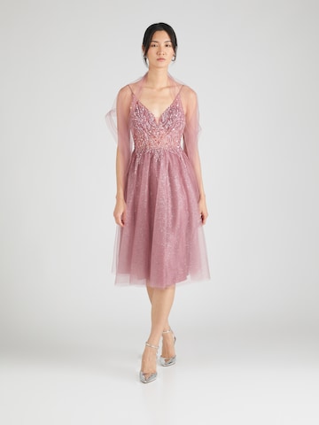 Unique Φόρεμα κοκτέιλ σε ροζ