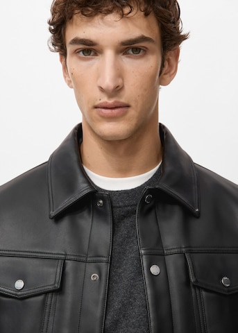 MANGO MAN Between-Season Jacket 'Blas' in Black