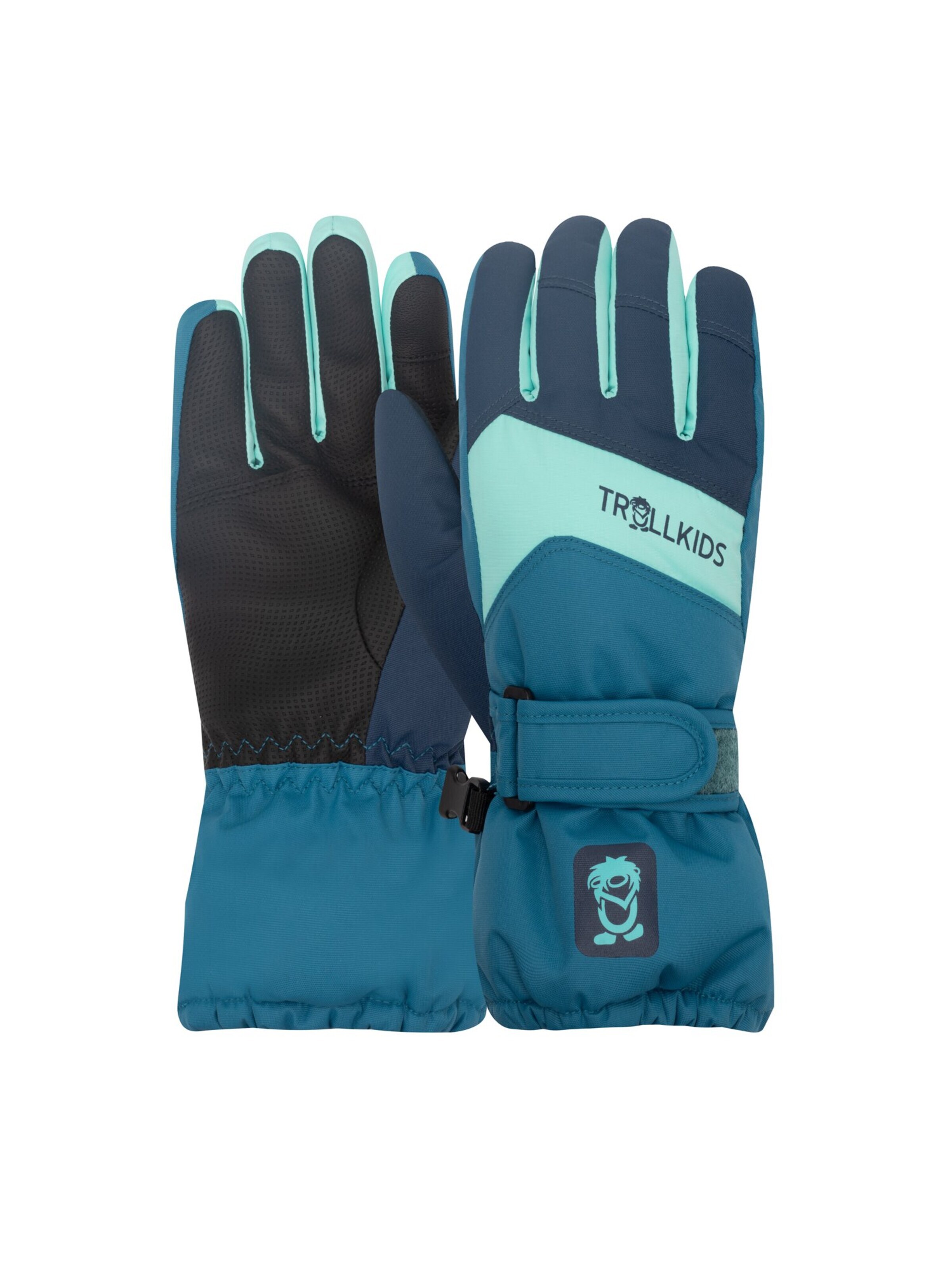 TROLLKIDS Gloves in Blue: front