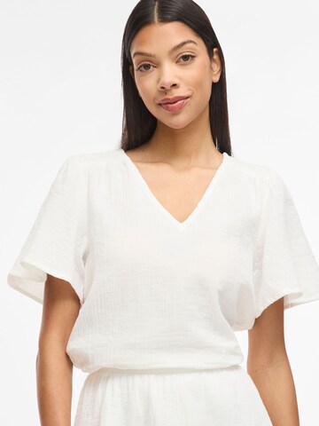 VILA Blouse 'VILania' in Wit: voorkant