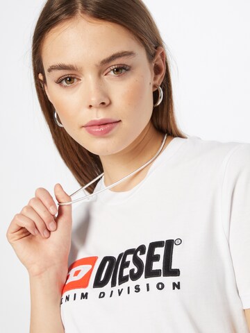 balts DIESEL T-Krekls