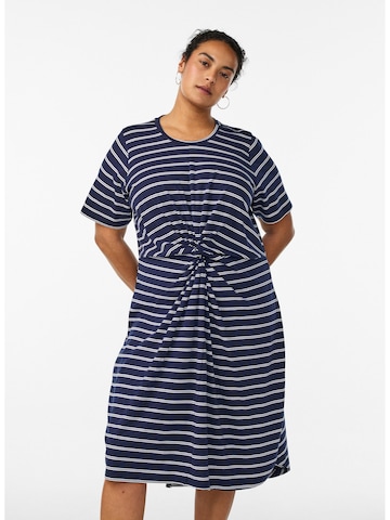 Abito 'Mmelissa' di Zizzi in blu: frontale