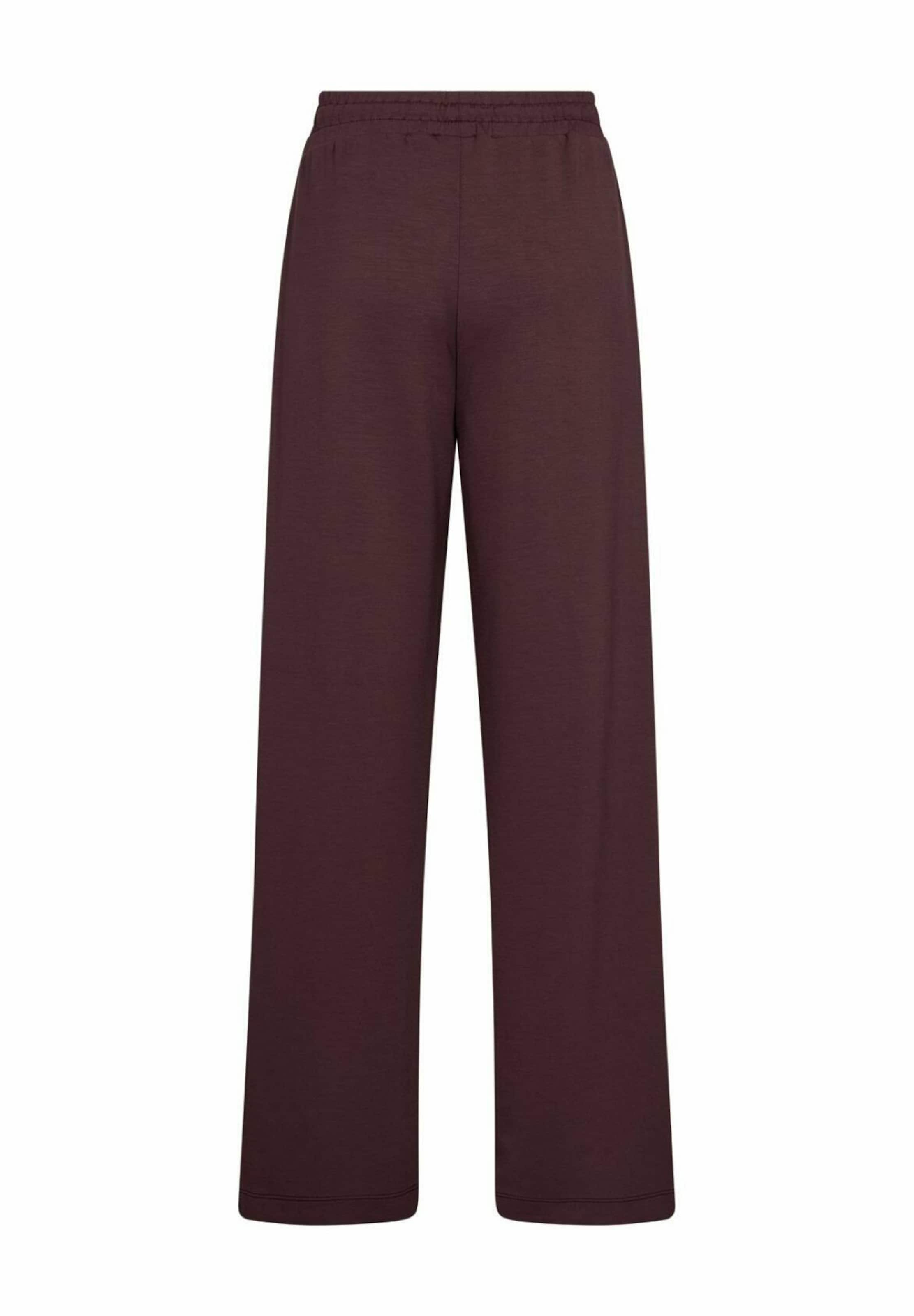 Soyaconcept - Pierna ancha Pantalón 'Banu 265' en marrón