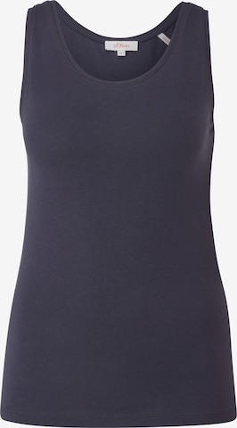 Top di s.Oliver in blu: frontale