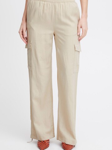 b.young - Loosefit Pantalón cargo 'Alakka' en beige: frente