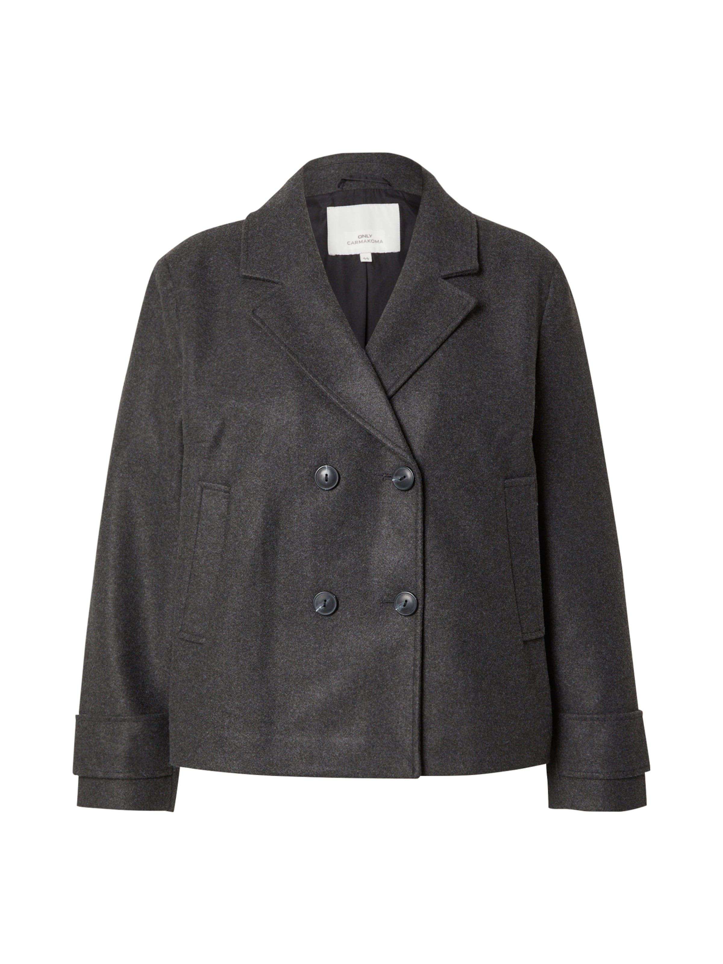 pelēks ONLY Carmakoma Starpsezonu jaka 'CARFREJA': no priekšpuses