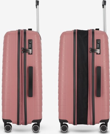 Ensemble de bagages Franky en rose