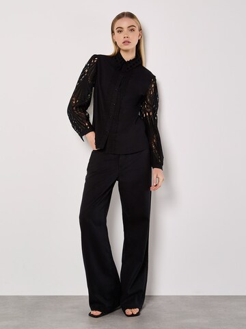 Apricot Blouse ' ' in Black: front