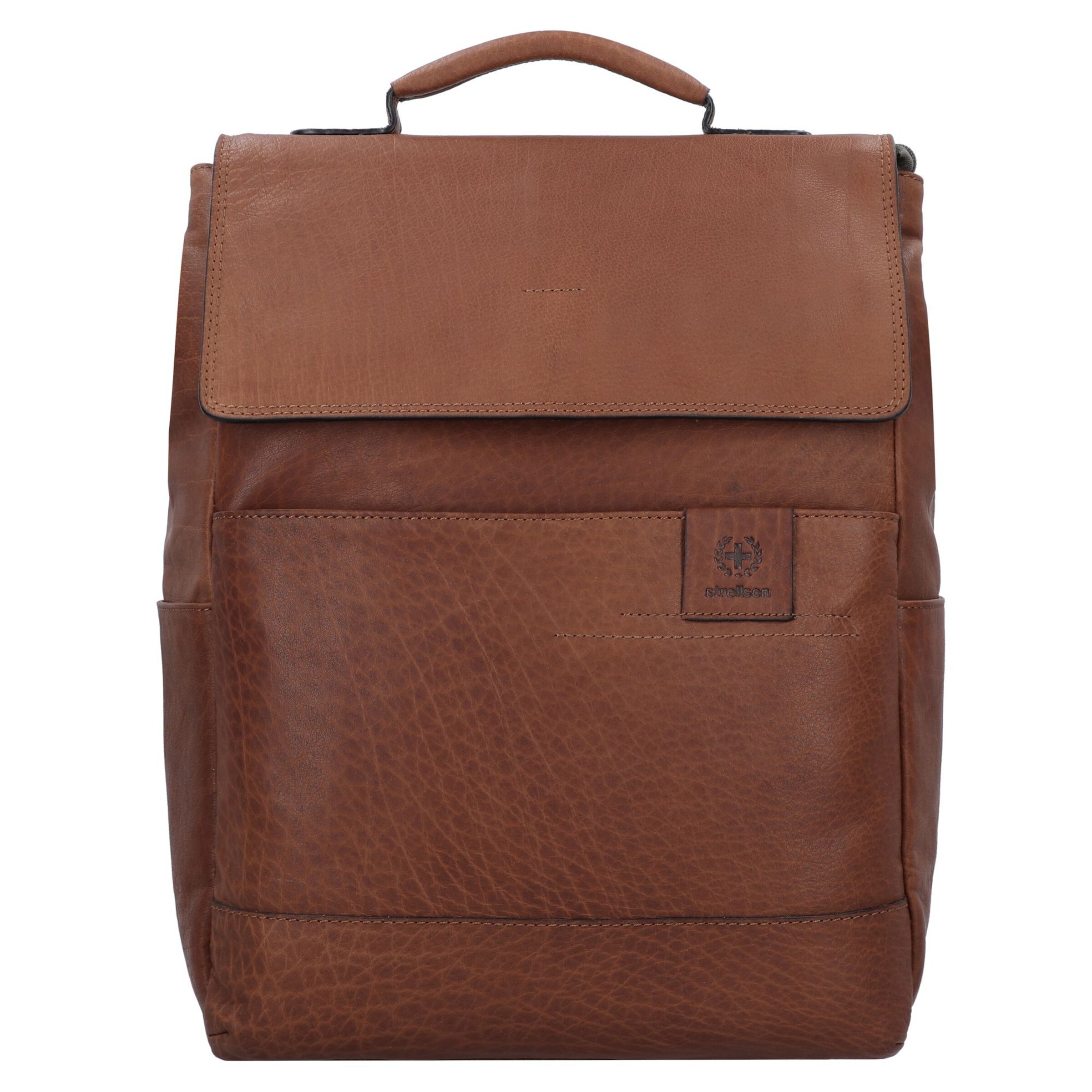 STRELLSON Backpack 'Hyde Park' in Brown: front