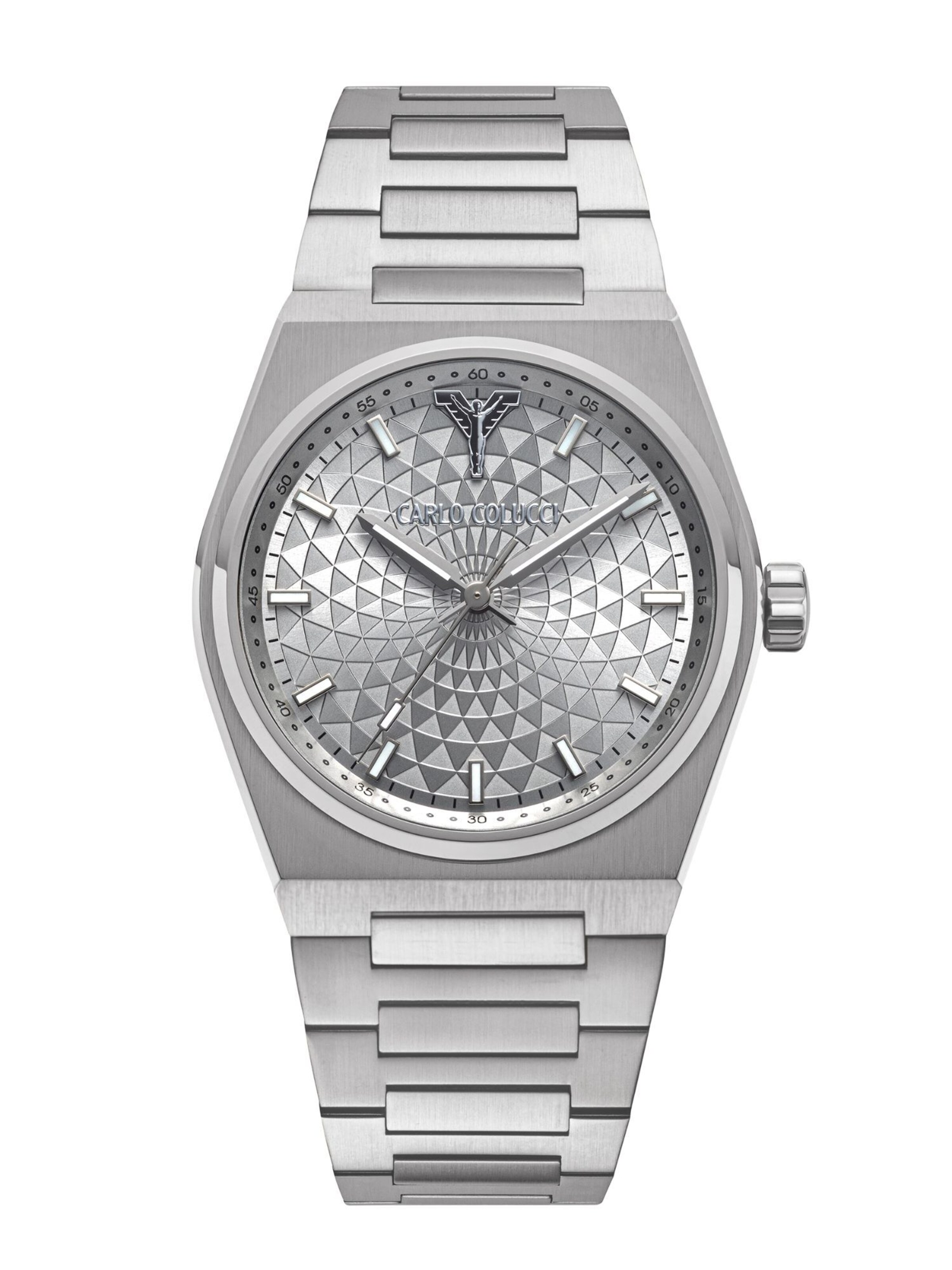 Carlo Colucci Analog Watch in Silver: front