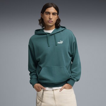 Sweat-shirt 'Essentials No.1' PUMA en vert : devant