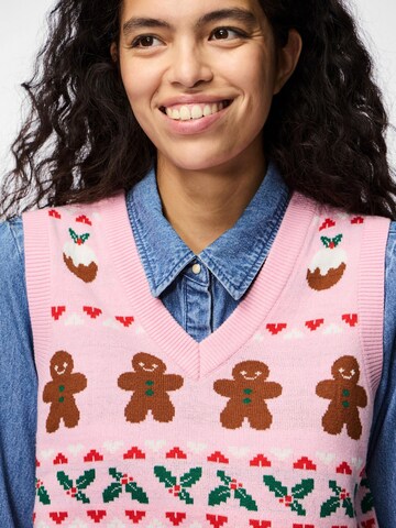 Cardigan 'JOLLY XMAS' PIECES en violet