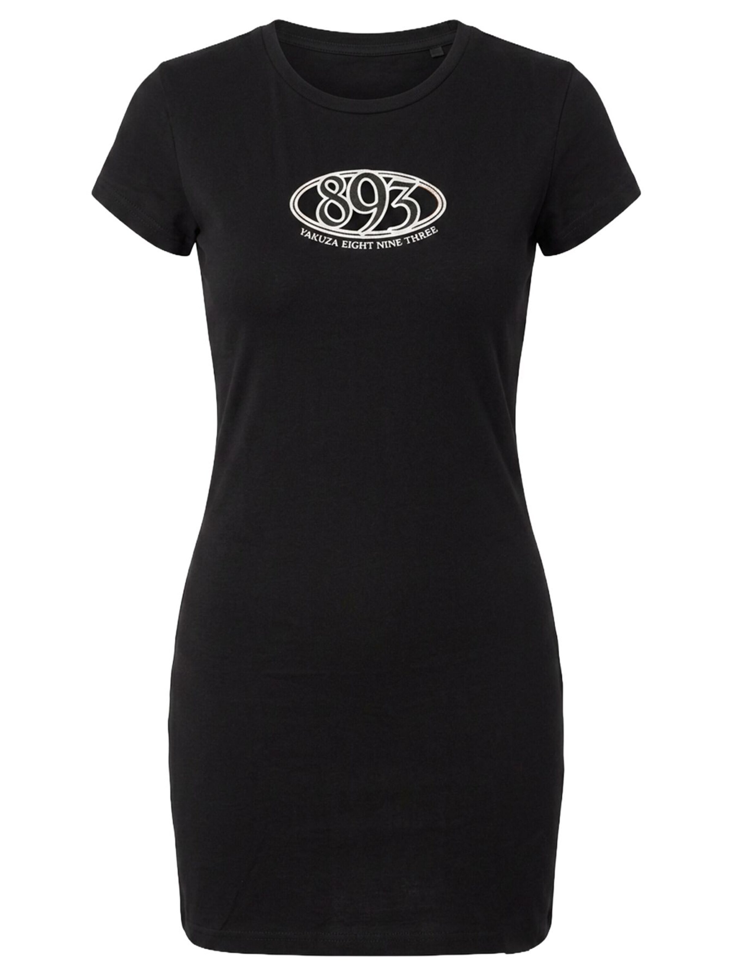 Yakuza Dress 'Cutted' in Black: front