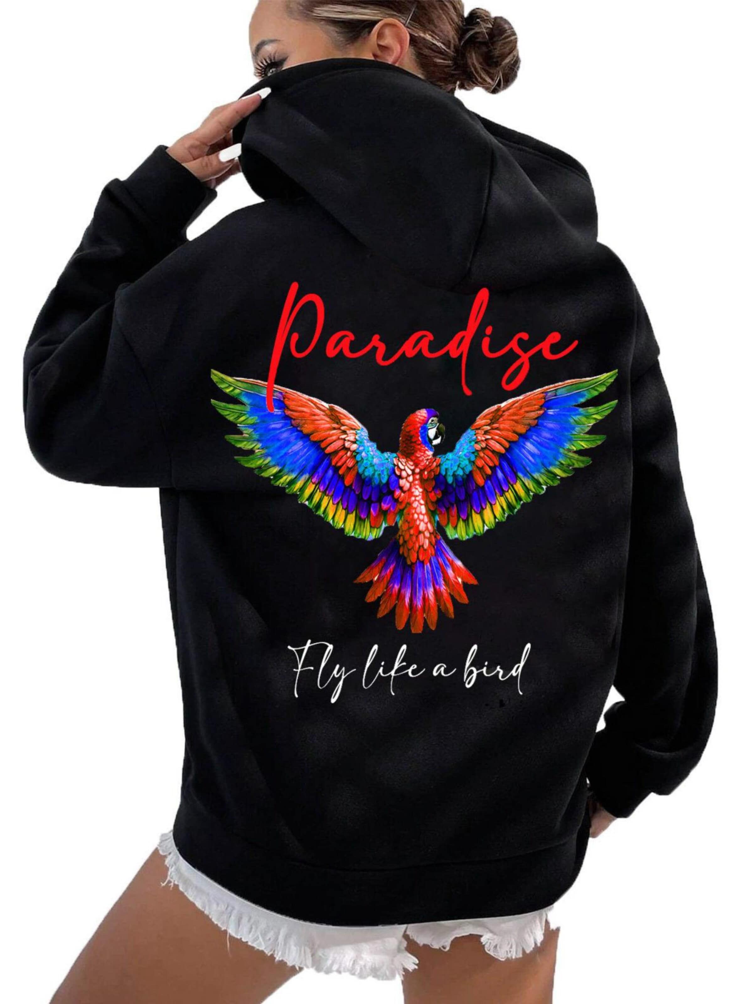 RMK Sweatshirt 'Paradise'‌‌‌‌‌ in Schwarz