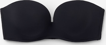 Tezenis Bandeau Bra in Black: front