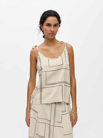 Haut OBJECT en beige : devant