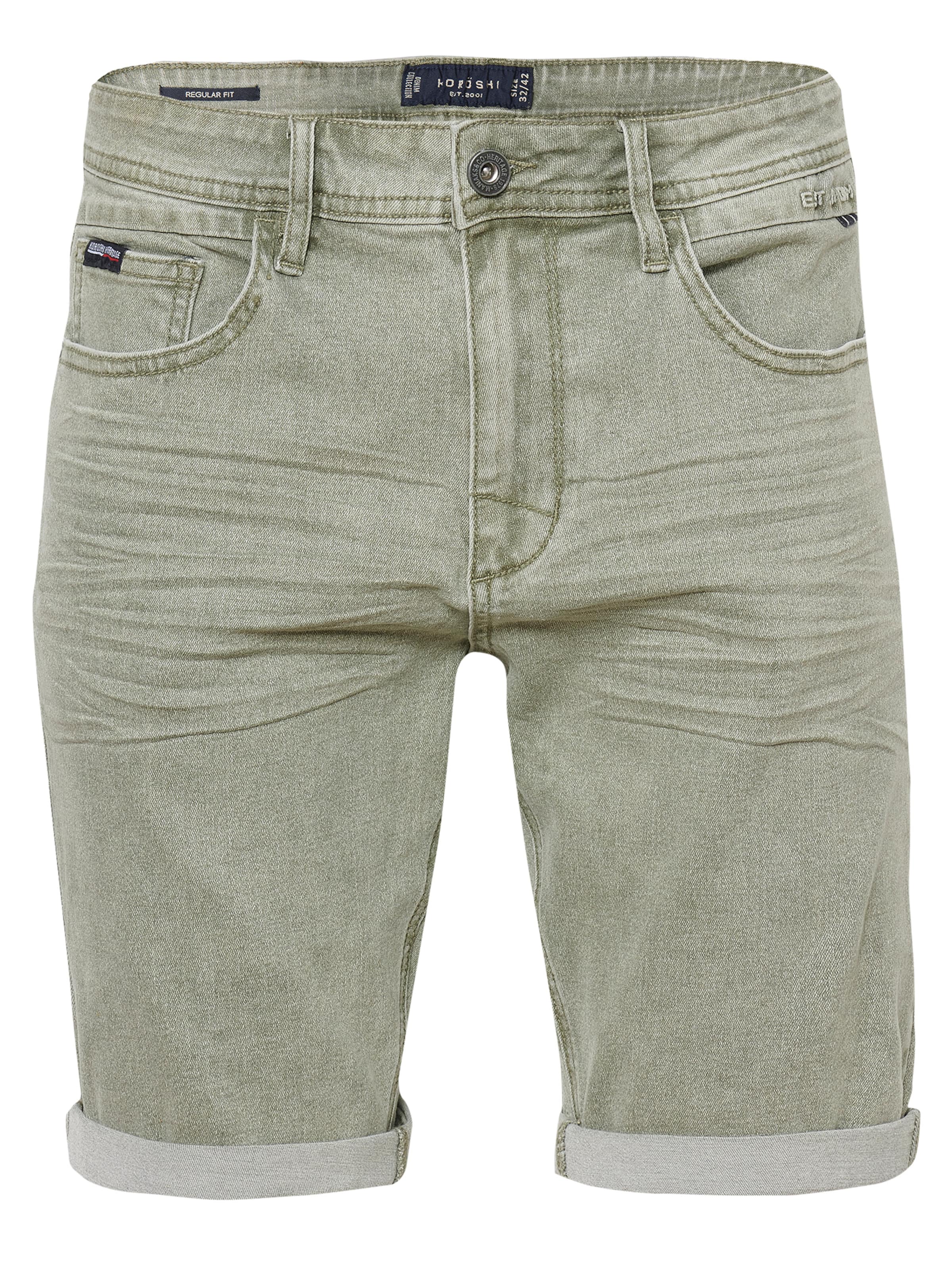 KOROSHI Regular Jeans i grön: framsida