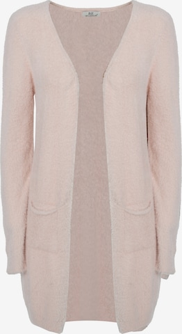 Influencer Strickjacke in Pink: Vorderseite